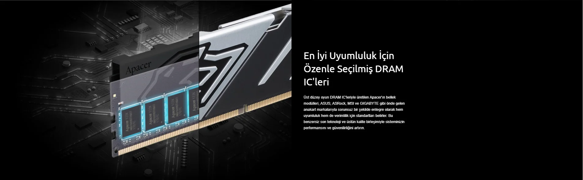 Apacer Panther 32GB (1x32GB) AH5U32G52C5227BAA-1 5200MHz DDR5 Gaming Ram