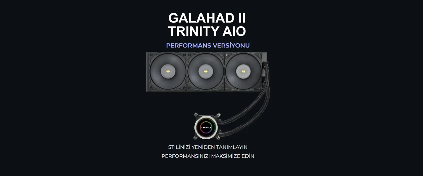 Lian Li Galahad II Trinity Performance 360mm Beyaz İşlemci Sıvı Soğutucu