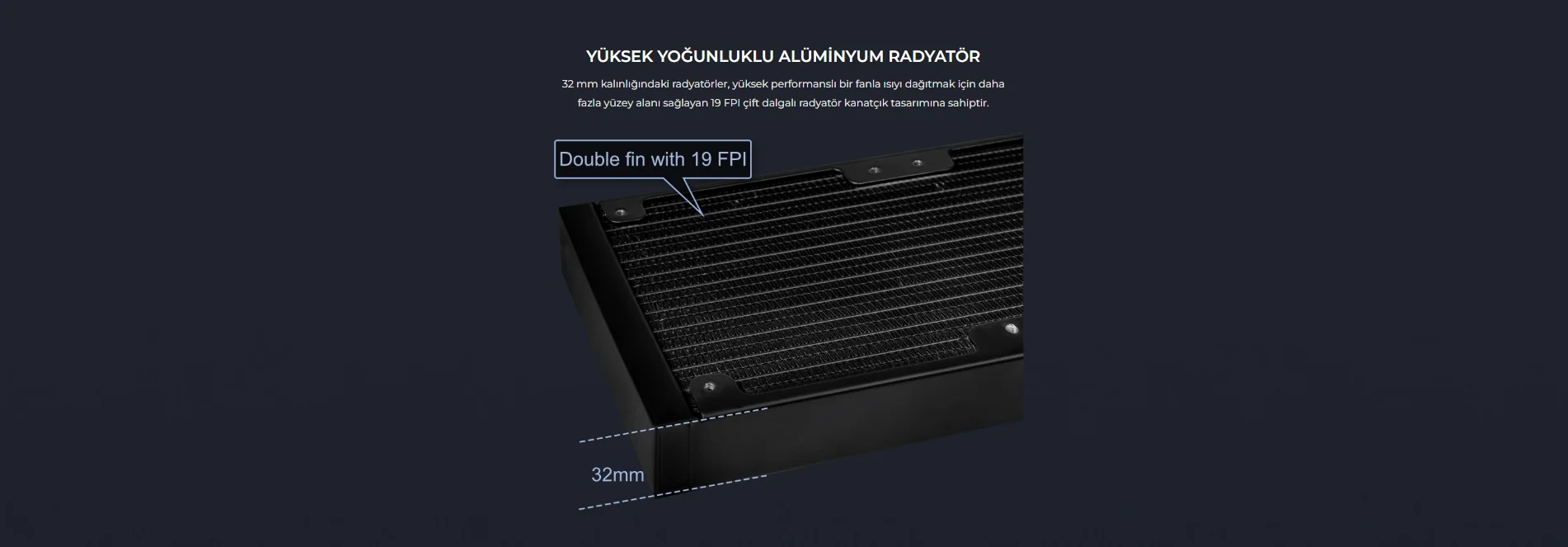 Lian Li Galahad II Trinity Performance 360mm Beyaz İşlemci Sıvı Soğutucu