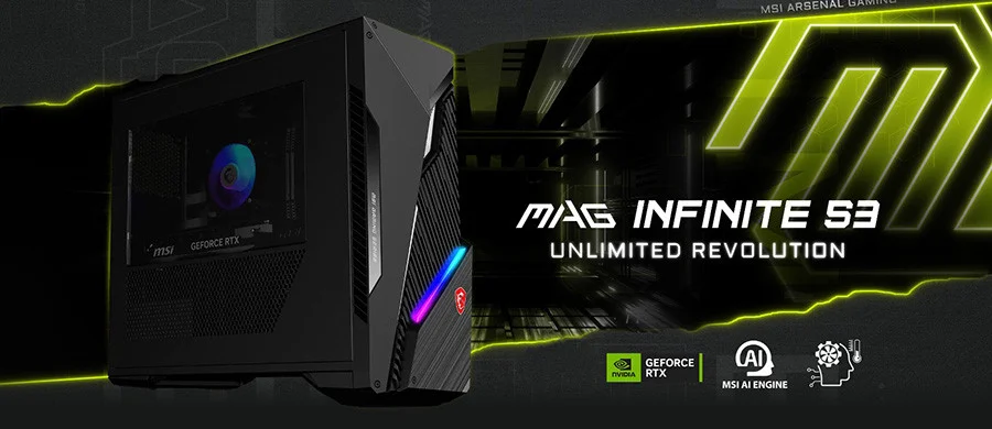 MSI MAG Infinite S3 14NUC5-1437EU i5-14400F W11 Gaming (Oyuncu) Masaüstü Bilgisayar