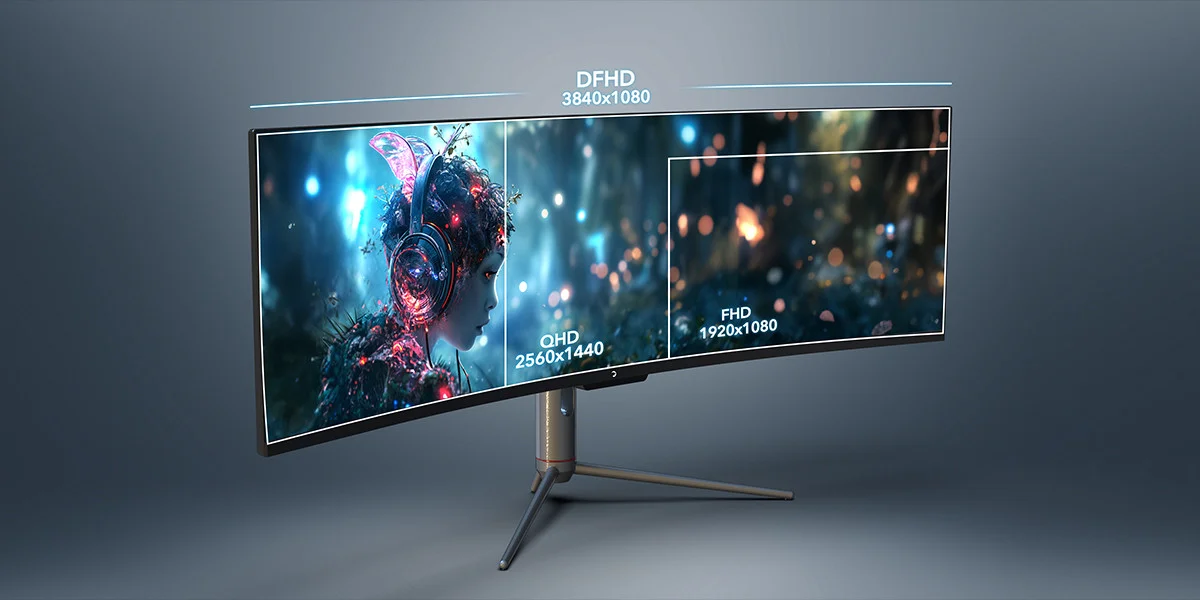 GamePower WQ49 49'' 1ms 144Hz Curved DFHD 3840*1080 Gaming Monitör (Sıfır Ölü Piksel Garantili)