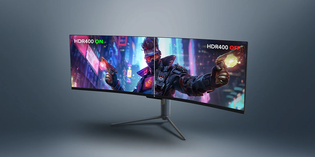 GamePower WQ49 49'' 1ms 144Hz Curved DFHD 3840*1080 Gaming Monitör (Sıfır Ölü Piksel Garantili)