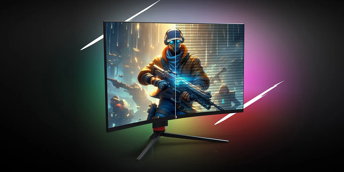 GamePower 32'' Vision V30 Curved 1000R RGB 240Hz 1ms 2K (QHD) , Kvm, Speaker, Type C Gaming Monitör (Sıfır Ölü Piksel Garantili)