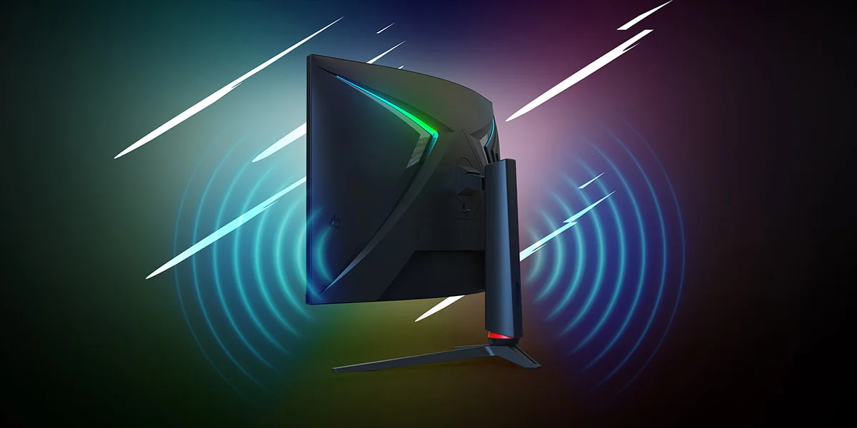 GamePower 32'' Vision V30 Curved 1000R RGB 240Hz 1ms 2K (QHD) , Kvm, Speaker, Type C Gaming Monitör (Sıfır Ölü Piksel Garantili)