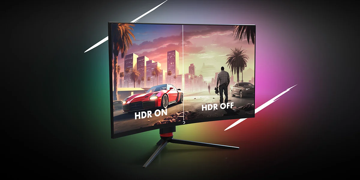 GamePower 32'' Vision V30 Curved 1000R RGB 240Hz 1ms 2K (QHD) , Kvm, Speaker, Type C Gaming Monitör (Sıfır Ölü Piksel Garantili)