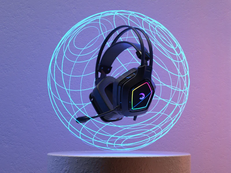 GamePower Mihawk Pro Siyah 7.1 Surround Hi-Fi RGB Titreşimli Gaming Kulaklık (Memory Foam)