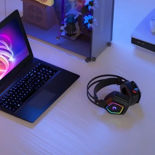 GamePower Mihawk Pro Siyah 7.1 Surround Hi-Fi RGB Titreşimli Gaming Kulaklık (Memory Foam)