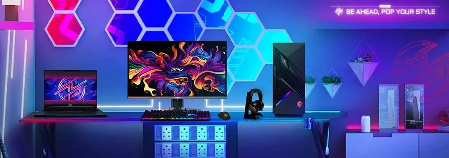 MSI 26.5” MPG 271QRX QD-OLED 2560x1440 (WQHD) Monitör