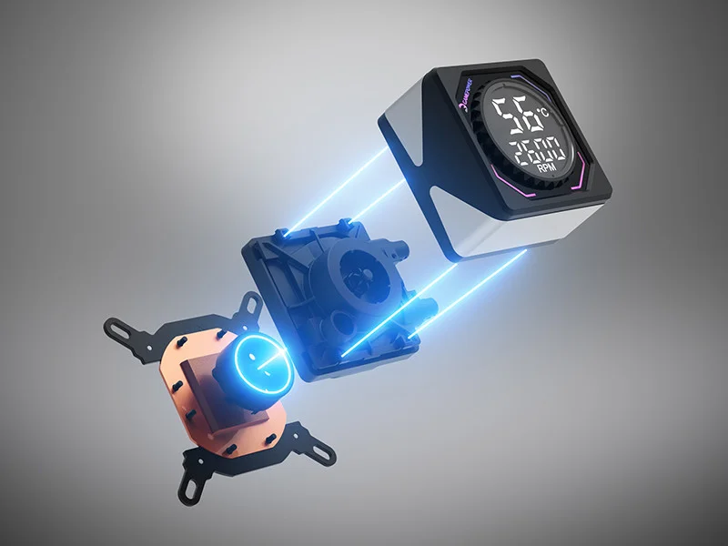 GamePower Skadi Square 240 ARGB 240mm Cpu Sıvı Soğutma 