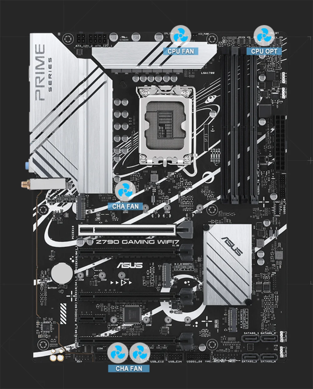 ASUS Z790 GAMING WIFI7 D5 Gaming Anakart