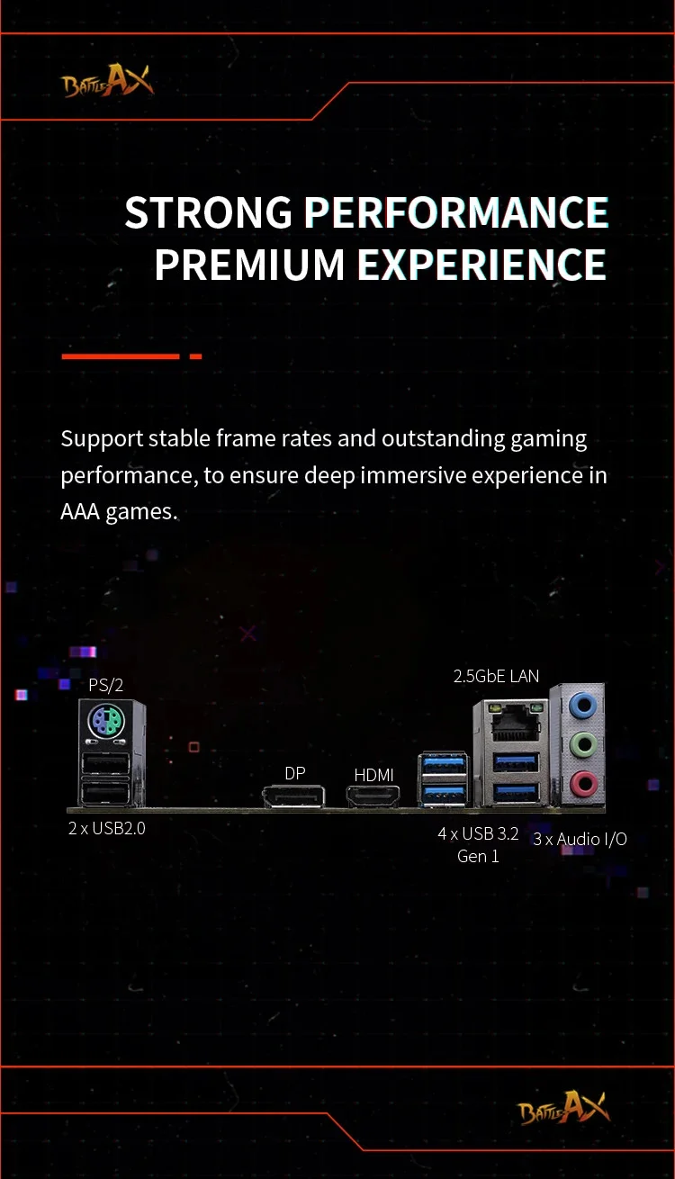 COLORFUL BATTLE-AX B760-M-T-PRO V20 DDR4 4800MHz mATX Gaming (Oyuncu) Anakart