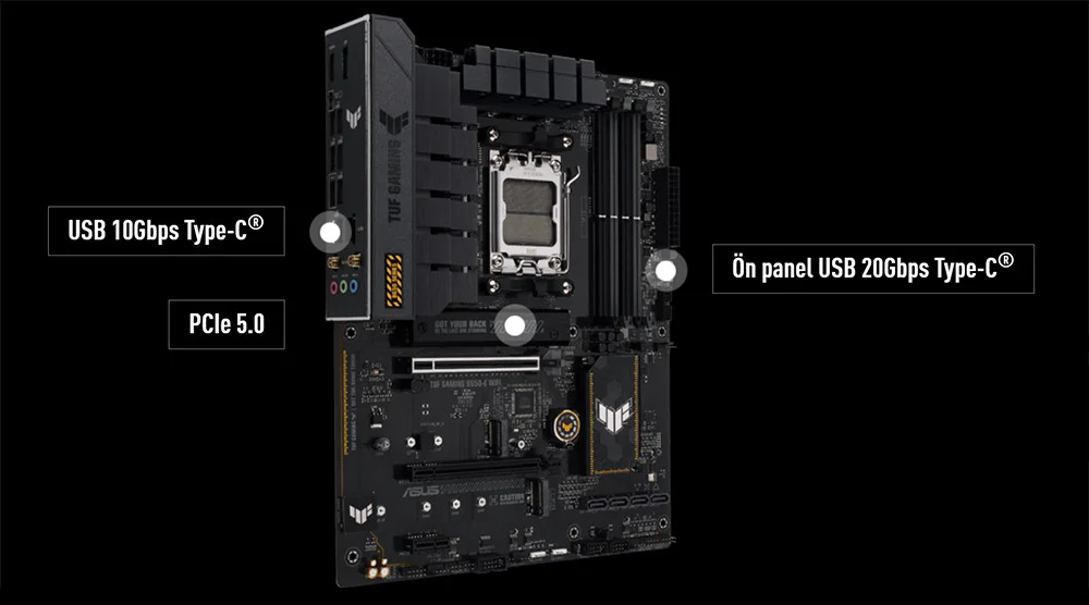 ASUS Tuf Gaming B650-E WIFI AMD AM5 Gaming Anakart