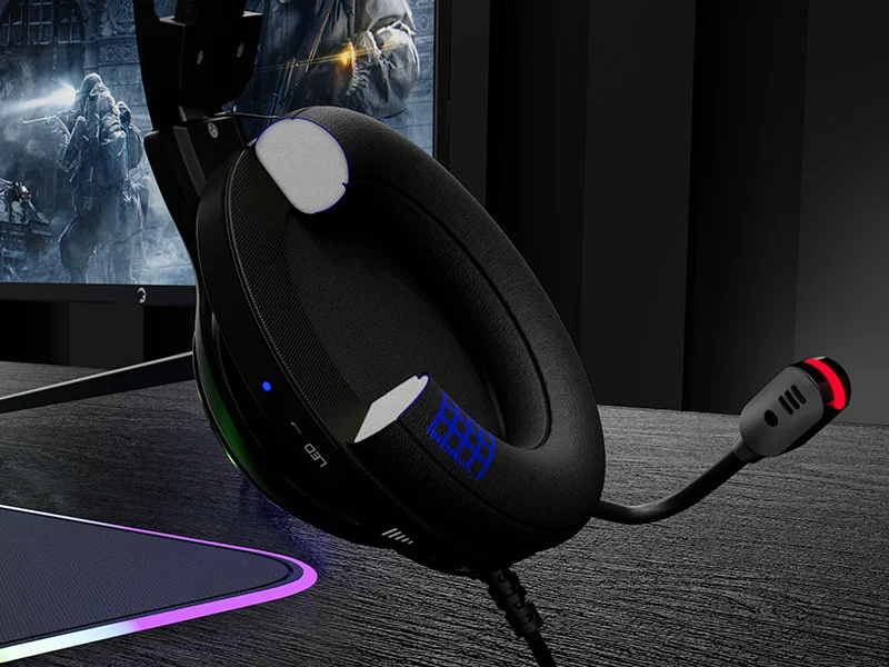 GamePower Kugon Siyah 7.1 Surround Rainbow Gaming Kulaklık