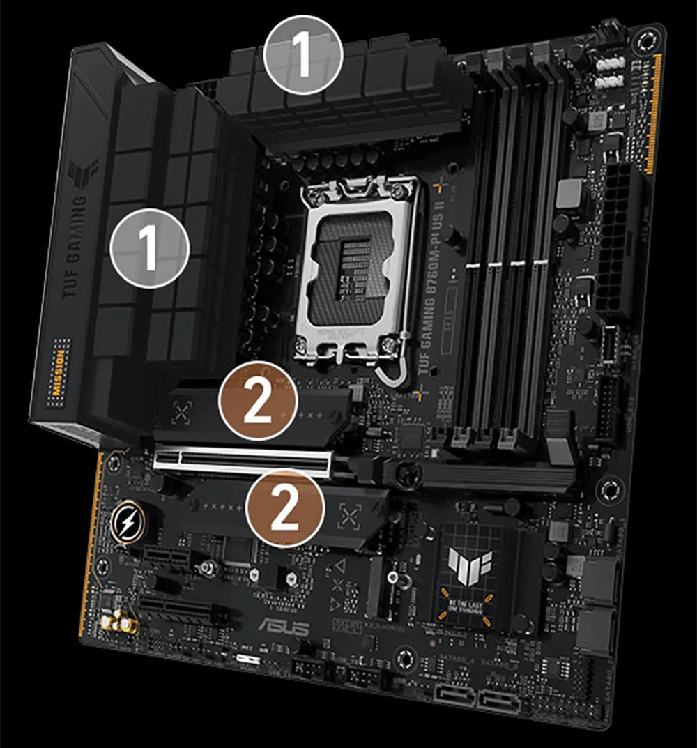 ASUS TUF Gaming B760M-Plus II Gaming Anakart