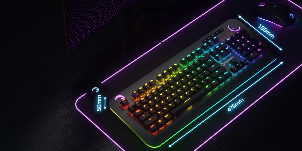 GamePower Starscream 60M RGB Kırmızı Switch 60 Milyon Türkçe Q USB Suya Dayanıklı Optik Mekanik Gaming Klavye (3x Switch Hediyeli) 3 Yıl Garantili