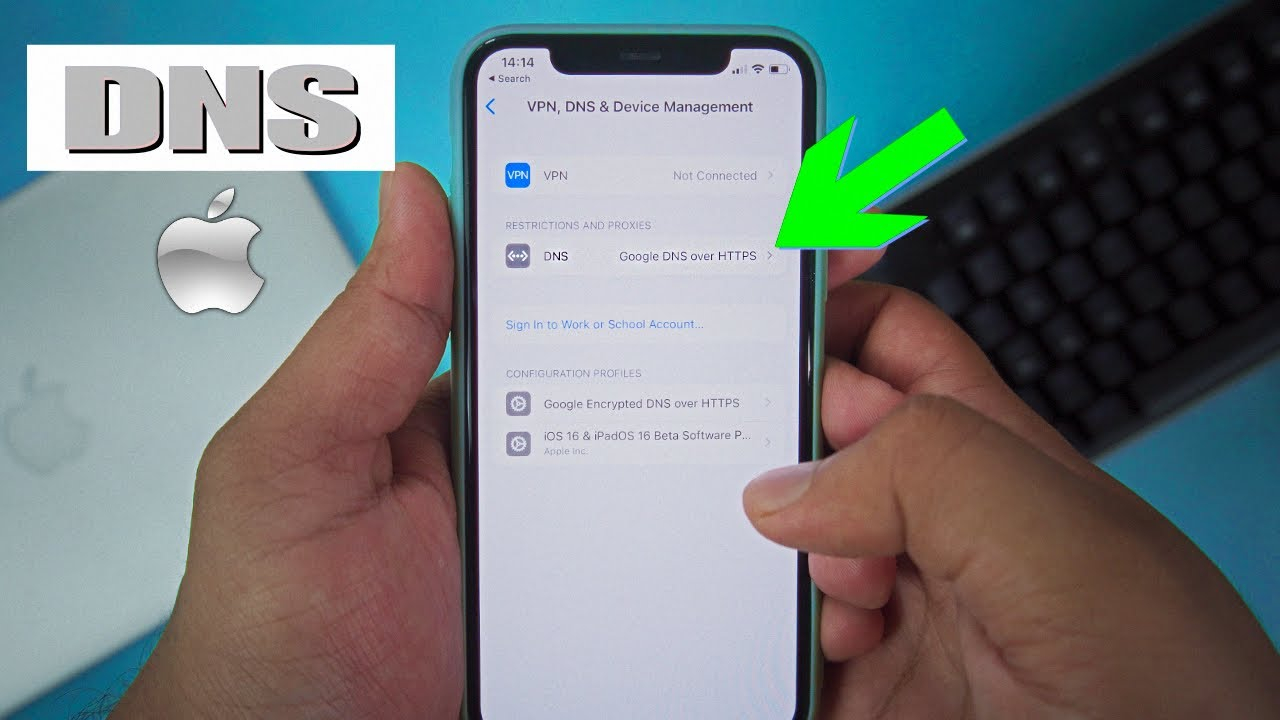 iPhone Mobil Ağ DNS Değiştirme