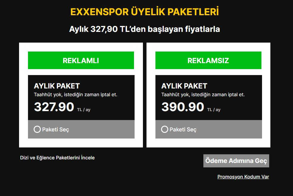 Exxen Spor Ücreti 2024