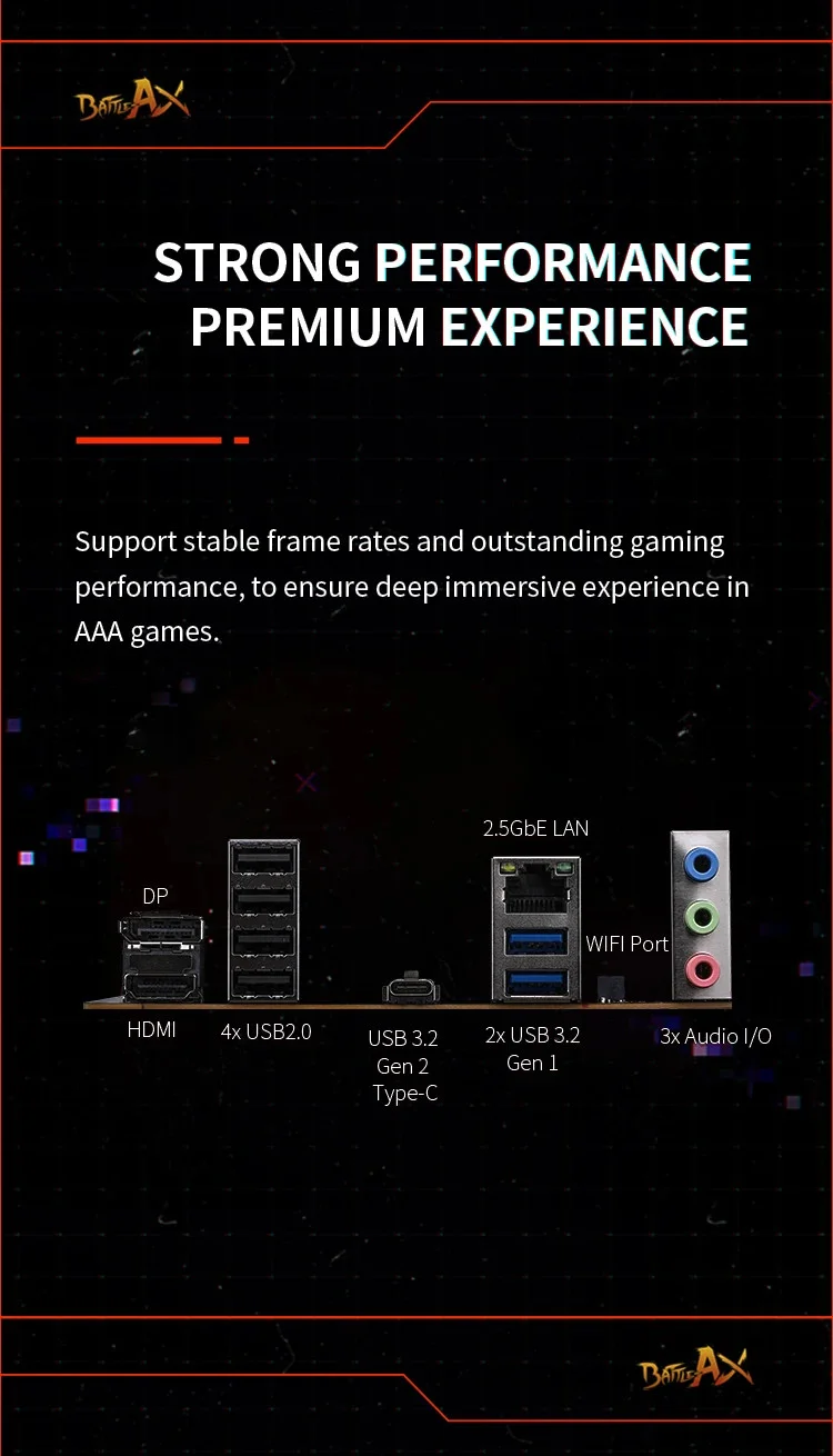 COLORFUL BATTLE-AX B760M-PLUS DDR5 6600MHz mATX Anakart