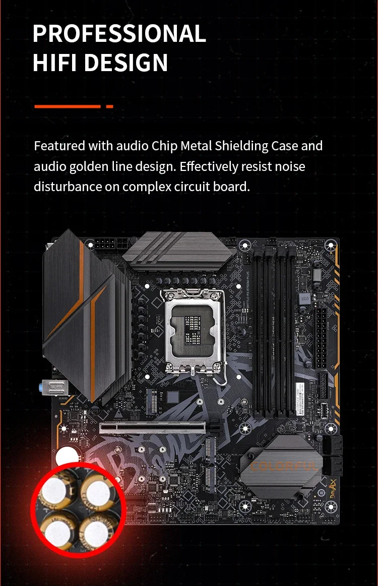 COLORFUL BATTLE-AX B760M-PLUS DDR5 6600MHz mATX Anakart