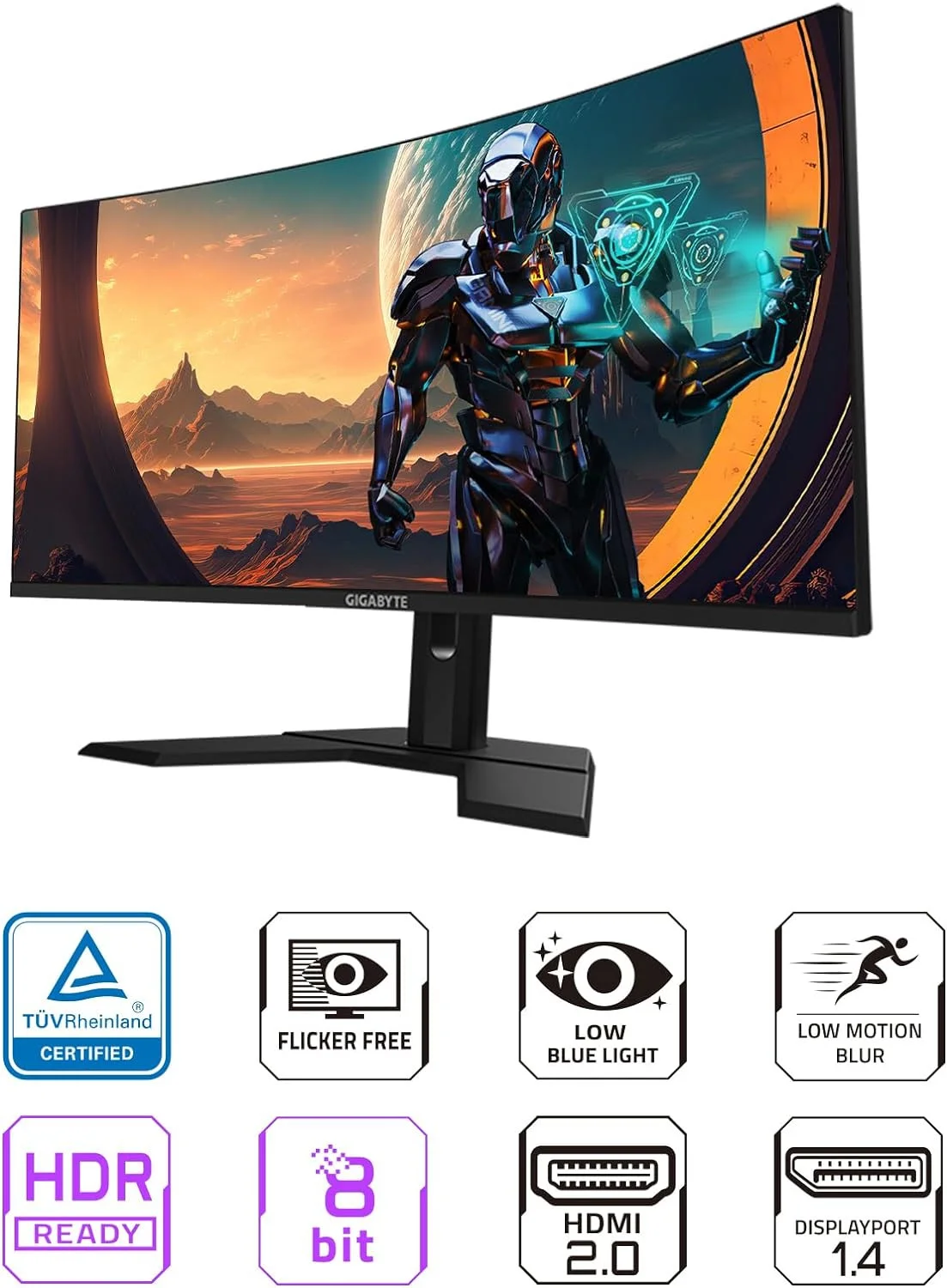 Gigabyte 34″ GS34WQC 120Hz 1ms WQHD Gaming Monitör 