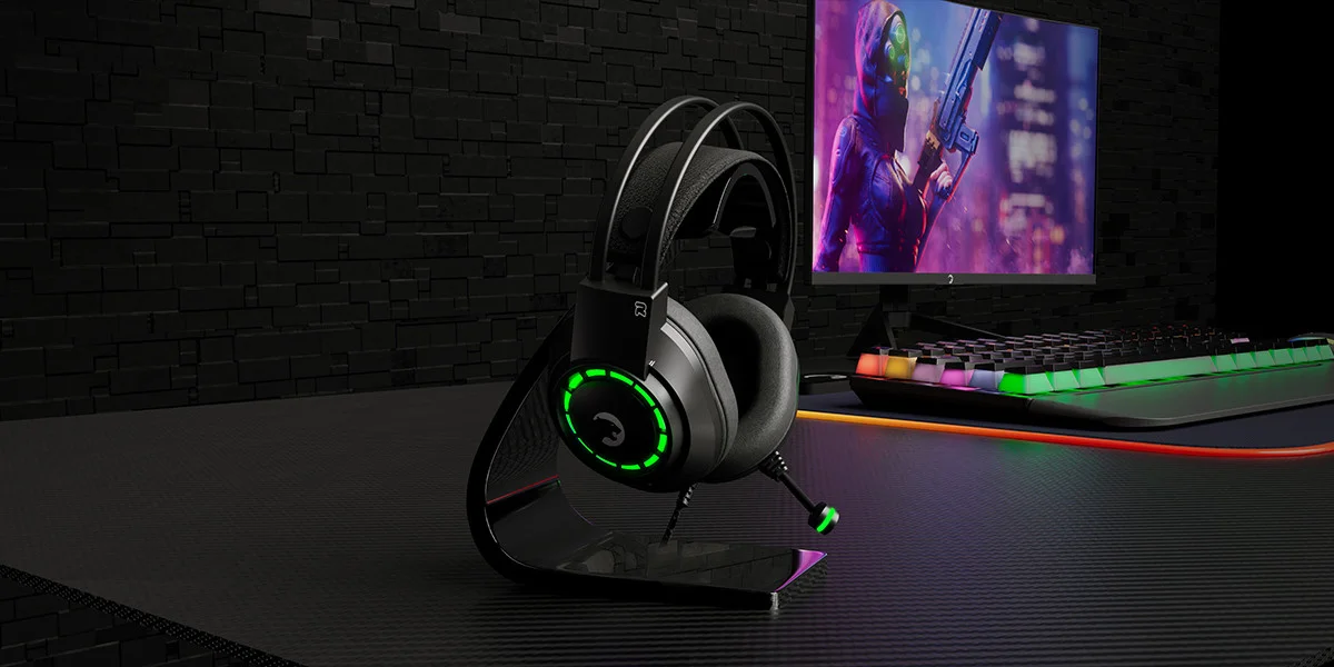 Gamepower Voldon X ENC 3.5mm Jak Kablolu Oyuncu Kulaküstü Kulaklık