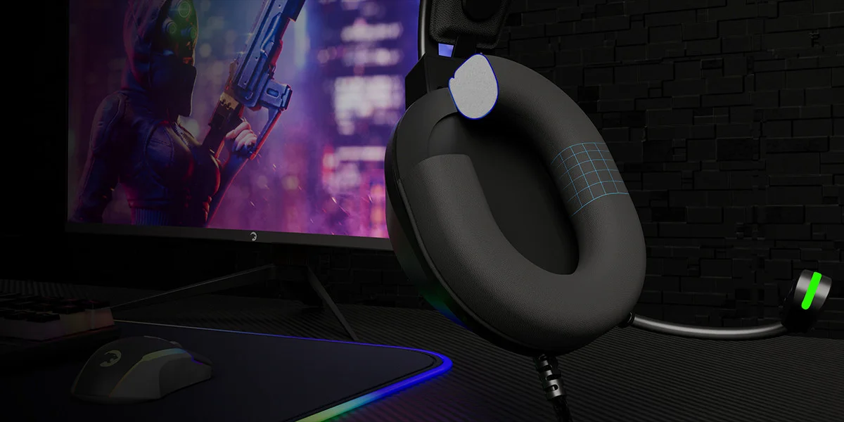 Gamepower Voldon X ENC 3.5mm Jak Kablolu Oyuncu Kulaküstü Kulaklık