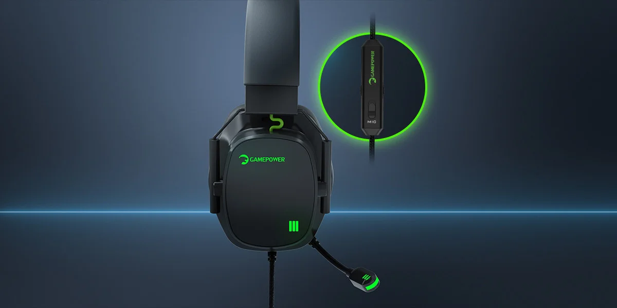 Gamepower Kai Titanium X Siyah Manyetik Pad Gaming Kulaklık