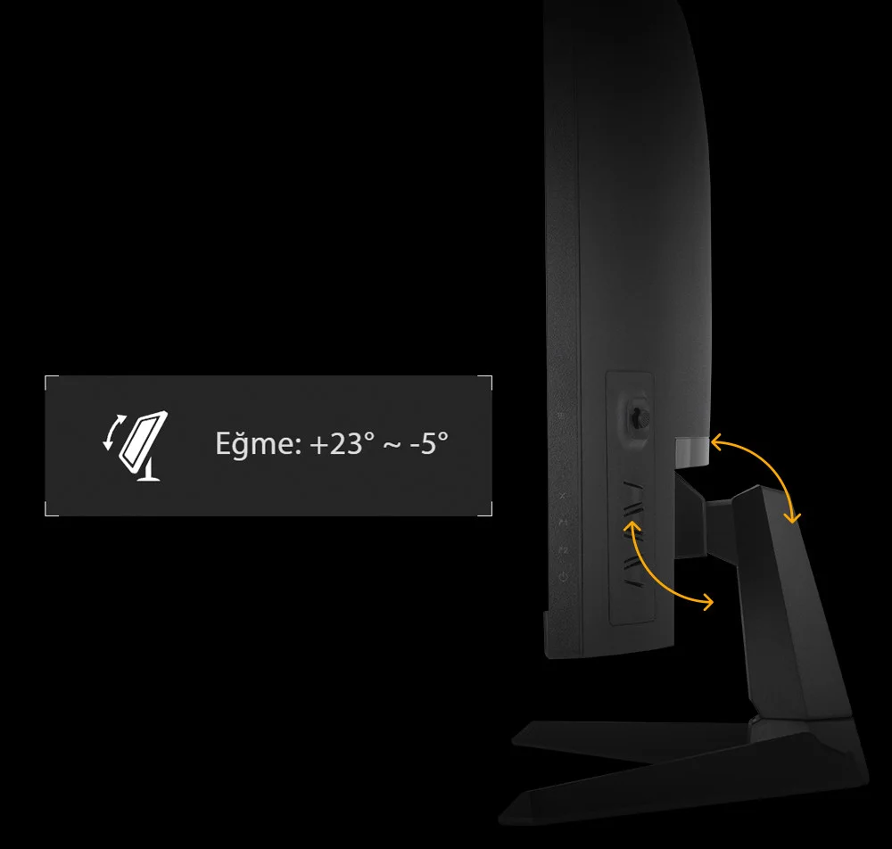 ASUS TUF Gaming VG27VQ3B 27″ 1ms 180Hz Curved VA FHD Gaming Monitör 