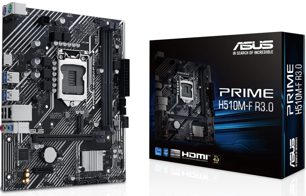 ASUS PRIME H510M-F R3.0 INTEL H470 LGA1200 DDR4 Gaming  Anakart