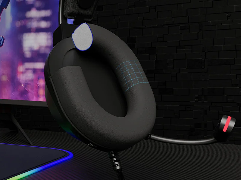 GamePower Voldon Siyah 7.1 Surround Rainbow Gaming Kulaklık