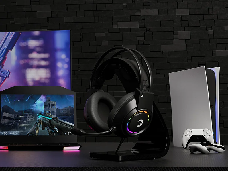 GamePower Voldon Siyah 7.1 Surround Rainbow Gaming Kulaklık