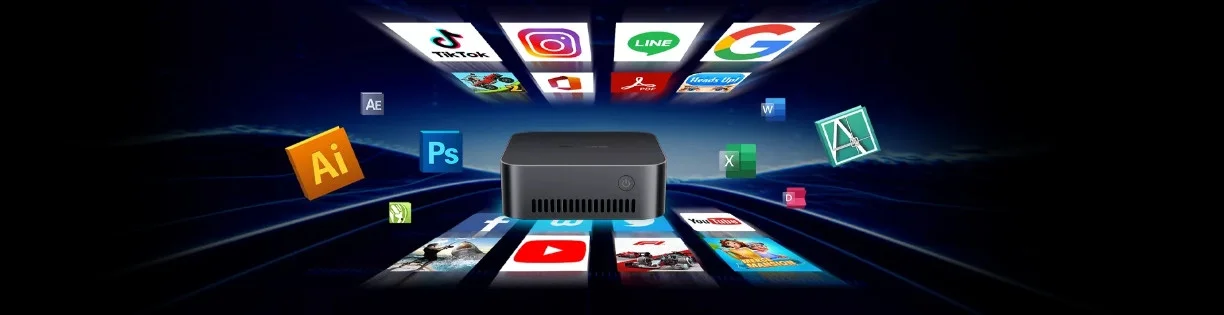 Blackview MP80 MiniPC Intel N97 3.4Ghz/16GB/512GB M.2/Win11 Pro