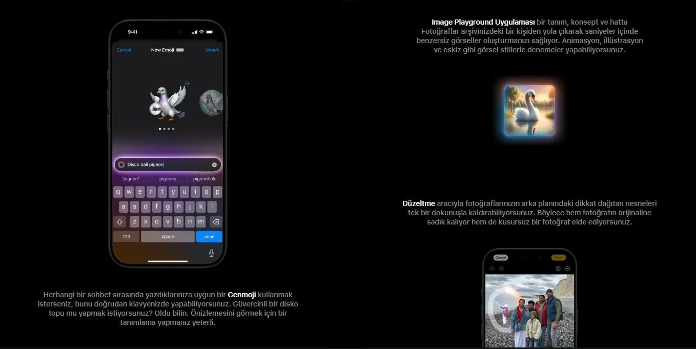 iPhone 16 Pro 128GB MYND3TU/A Siyah Titanyum Cep Telefonu - Apple Türkiye Garantili