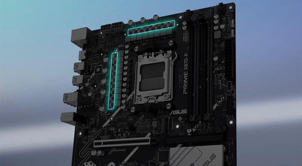 ASUS PRIME X870-P AMD X870 Soket AM5 DDR5 8000+(OC)MHz ATX Gaming (Oyuncu) Anakart