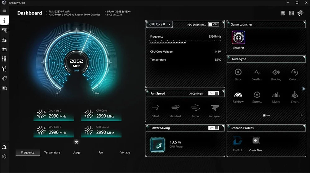ASUS PRIME X870-P WIFI AMD X870 Soket AM5 DDR5 8000+(OC)MHz ATX Gaming (Oyuncu) Anakart