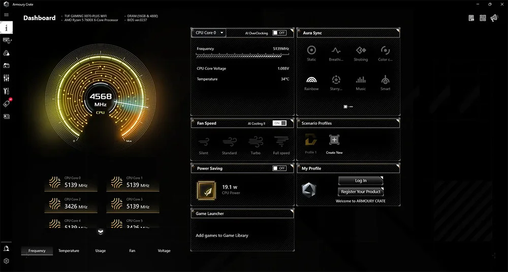 ASUS TUF GAMING X870-PLUS WIFI AMD X870 Soket AM5 DDR5 8000+(OC)MHz ATX Gaming Anakart