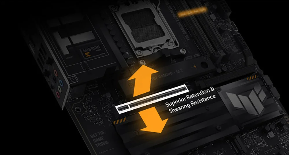 ASUS TUF GAMING X870-PLUS WIFI AMD X870 Soket AM5 DDR5 8000+(OC)MHz ATX Gaming Anakart