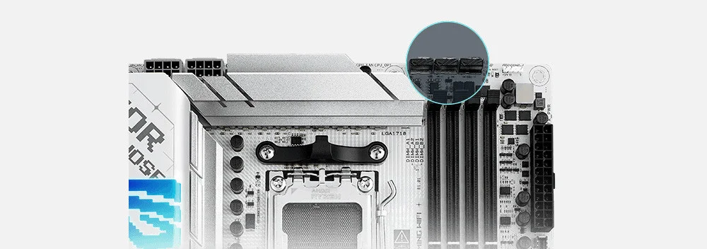 ASUS ROG STRIX X870-A GAMING WIFI AMD X870 Soket AM5 DDR5 8000+(OC)MHz ATX Gaming Anakart