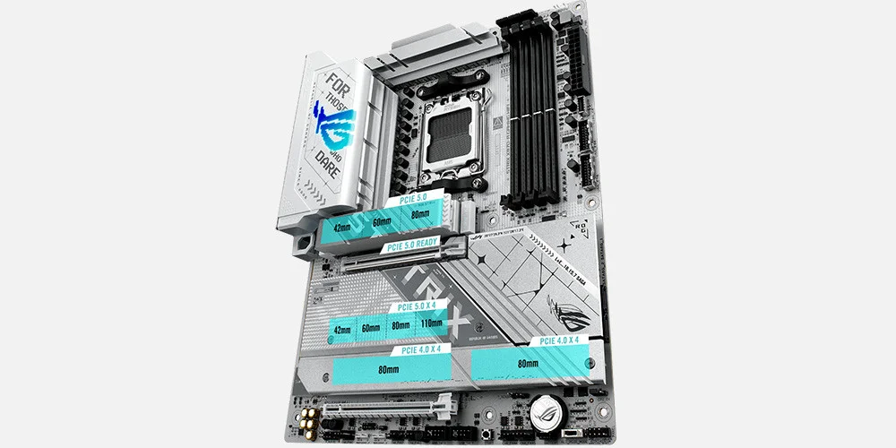 ASUS ROG STRIX X870-A GAMING WIFI AMD X870 Soket AM5 DDR5 8000+(OC)MHz ATX Gaming Anakart