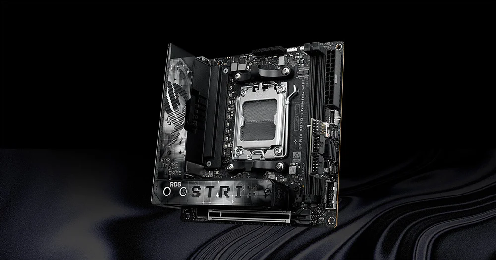 ASUS ROG STRIX X870-I GAMING WIFI AMD X870 Soket AM5 DDR5 8600+(OC)MHz Mini ITX Gaming Anakart