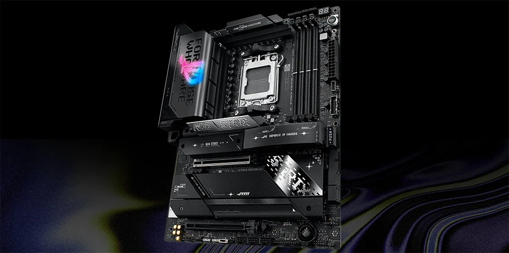 ASUS ROG STRIX X870E-E GAMING WIFI AMD X870E Soket AM5 DDR5 8400+(OC)MHz ATX Gaming Anakart