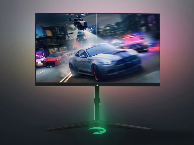 GamePower Rapid  27″ 1ms 360Hz Flat Fast IPS FHD RGB Pivot Speaker Gaming Monitör (Sıfır Ölü Piksel Garantili)