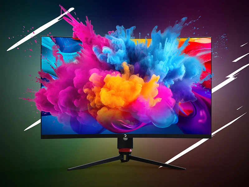 GamePower 32'' Vision V30 Curved 1000R RGB 240Hz 1ms 2K (QHD) , Kvm, Speaker, Type C Gaming Monitör (Sıfır Ölü Piksel Garantili)