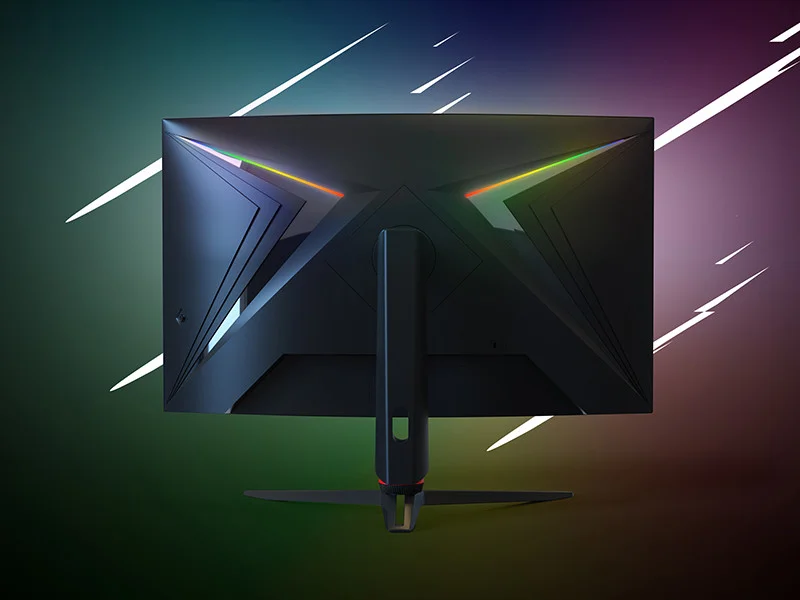 GamePower 32'' Vision V30 Curved 1000R RGB 240Hz 1ms 2K (QHD) , Kvm, Speaker, Type C Gaming Monitör (Sıfır Ölü Piksel Garantili)