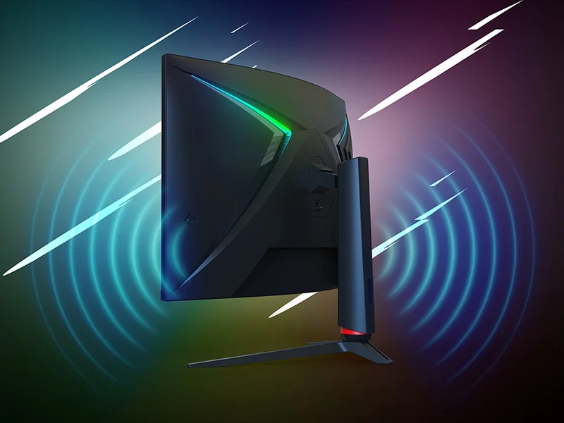 GamePower 32'' Vision V30 Curved 1000R RGB 240Hz 1ms 2K (QHD) , Kvm, Speaker, Type C Gaming Monitör (Sıfır Ölü Piksel Garantili)