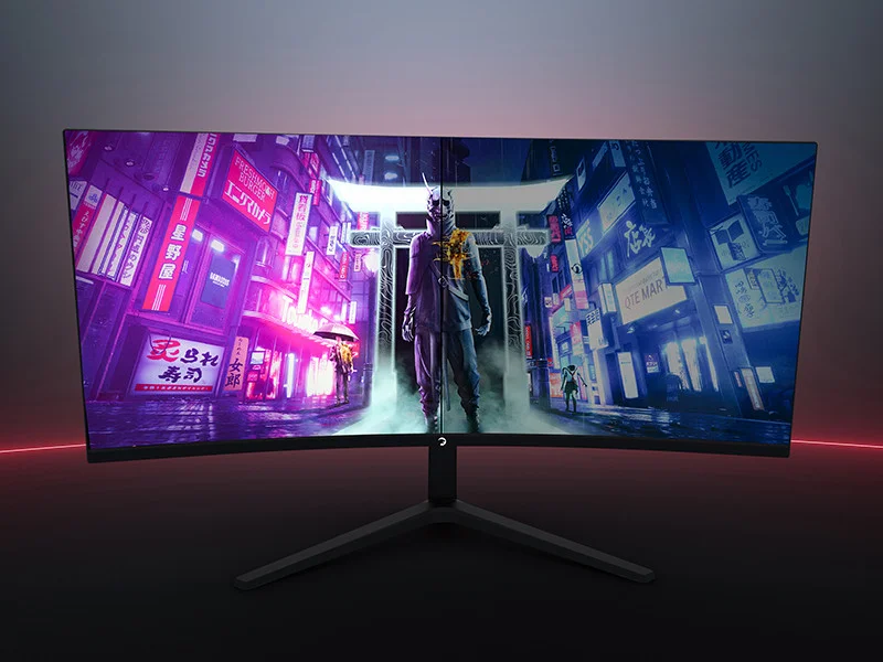 GamePower WQ34 34″ 1ms 180Hz Curved 2K UWQHD 3440*1440 Pivot 21:9 Gaming Monitör (Sıfır Ölü Piksel Garantili)