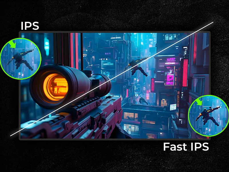 GamePower 27″ Sonic T80 Flat Fast IPS 180HZ 0.5Ms QHD 2K Gaming Monitör 
