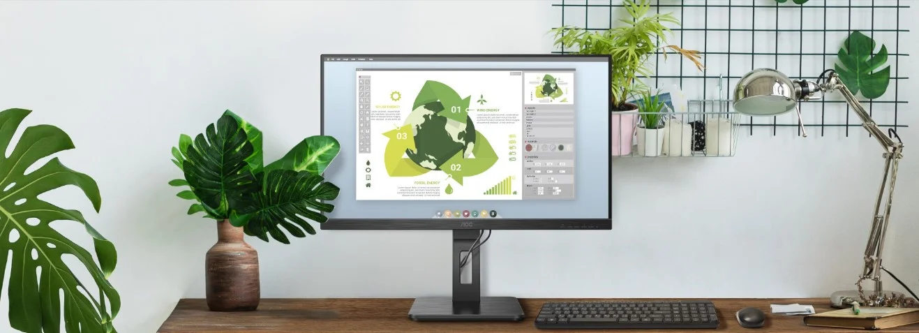 AOC Q27P2CA 27″ 4ms 75 Hz QHD 2K IPS Monitör