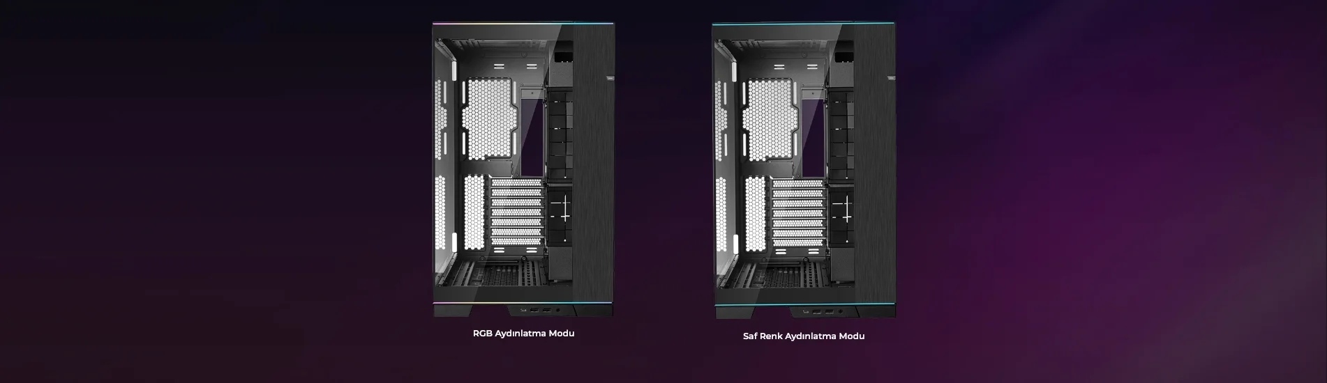 Lian Li O11 Dynamic Evo RGB Beyaz Mid-Tower E-ATX Oyuncu (Gaming) Kasa (G99.O11DERGBW.00)