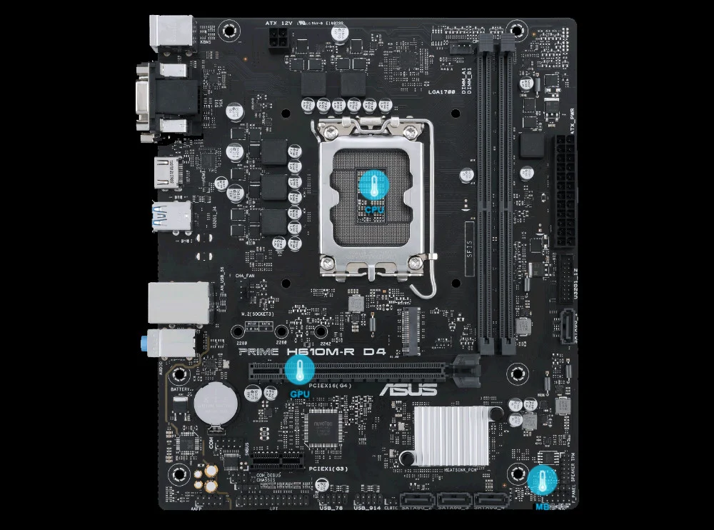 ASUS Prime H610M-R D4-SI Gaming Anakart